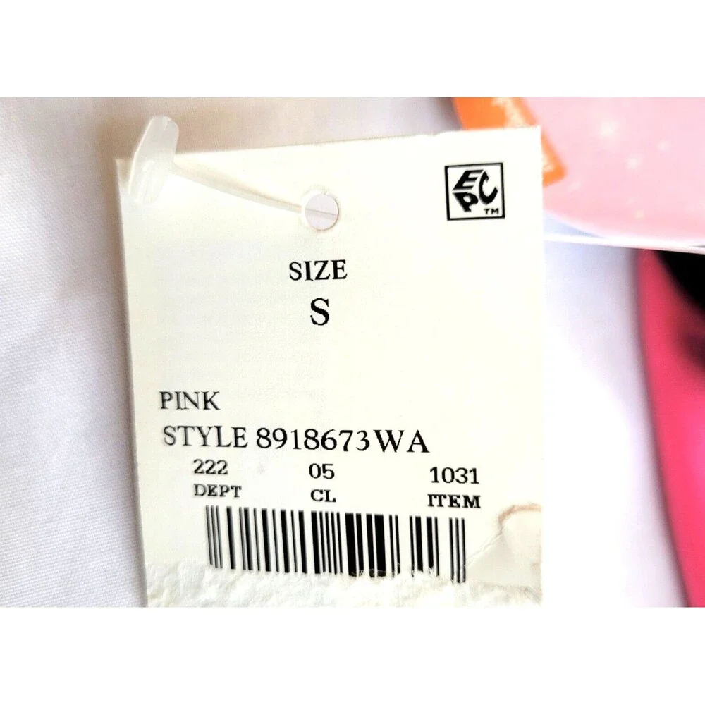 NWT Jojo Siwa S One Piece Flip Sequins Bathing Swim Suit Pink UPF 50+ Crisscross